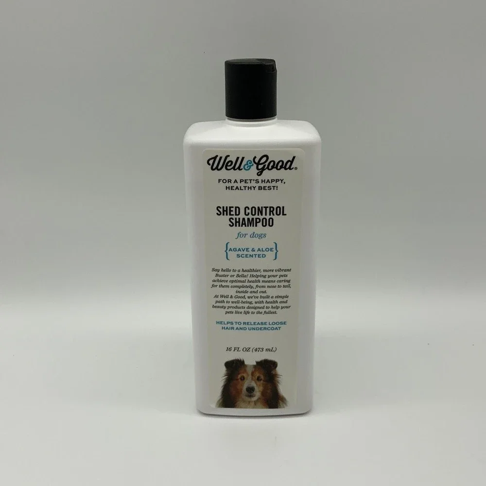 Well & Good Shed Control Shampoo For Dogs {Agave & Aloe Scented}